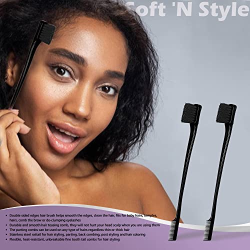 Cepillo y peine doble cara Soft 'N Style 2 piezas miniatura 4