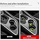 Auovo 11 Stück Anti-Staub-Matten für Challenger Zubehör 2015–2023 Custom Interior Cup Holder Einsätze Tür Tasche Mittelkonsole Liner für Challenger 2021 (Grün)