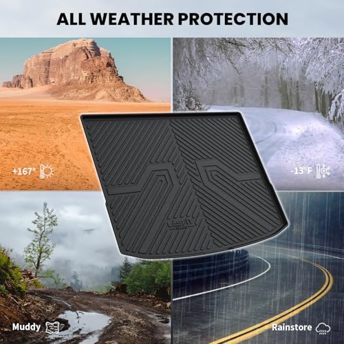 Image of LASFIT Cargo Mat for Kia NIRO 2026 2025 2024 2023 (Fit EV & Hybrid) | Not Fit PHEV, All Weather TPE Custom Fit Cargo Trunk Mat Accessories, Black