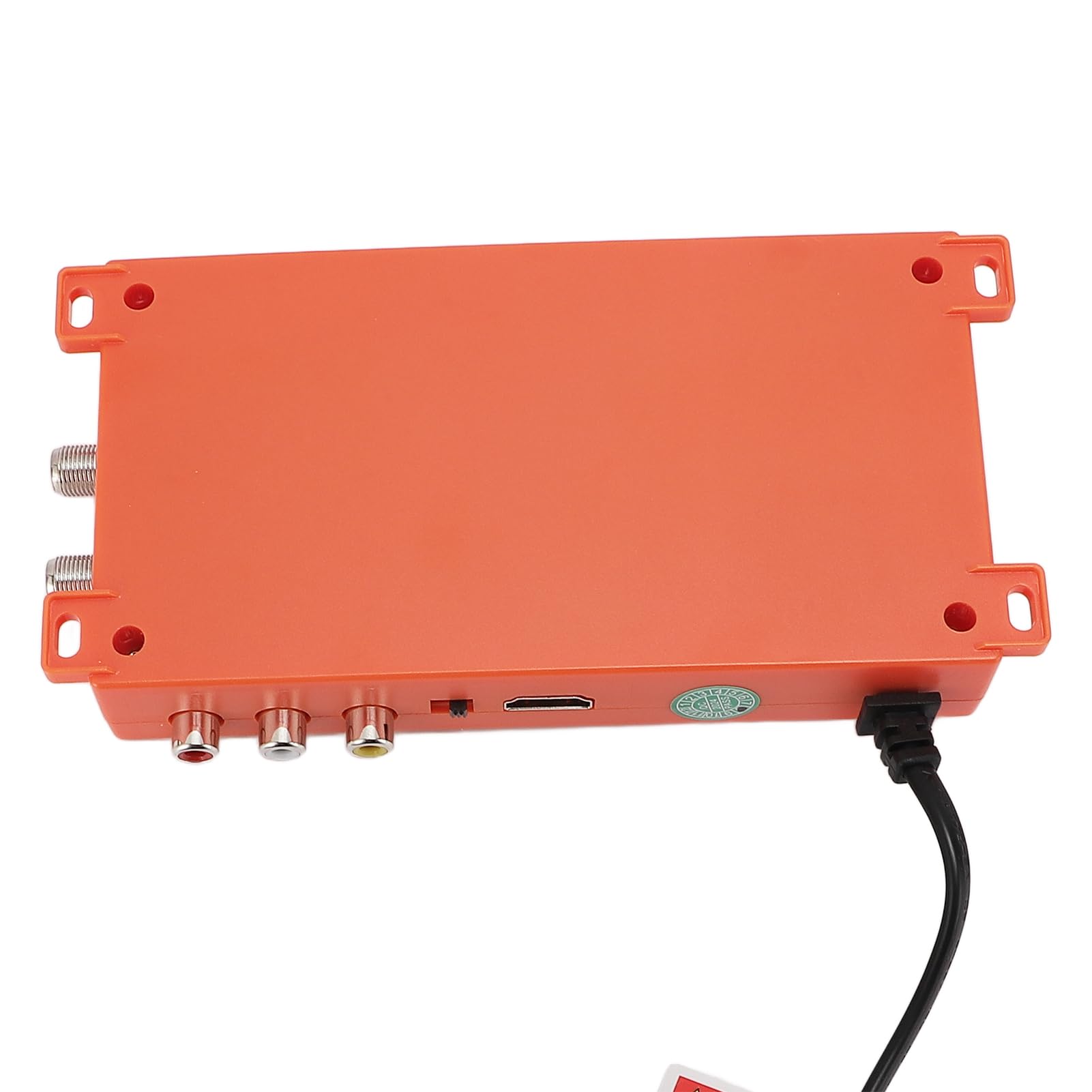 Interfaz Multimedia HD a Modulador RF, Convertidor Coaxial 1080P AV a RF Compatible con Salida de Formato PAL NTSC, Convertidor de Audio y Vídeo TV para el Hogar (EU)