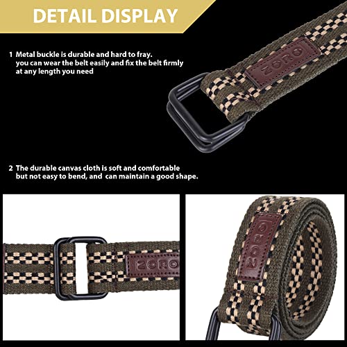 Image of ZORO Cotton Woven Fabric Belt for Men | CB-404