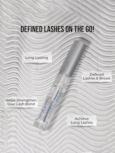 Image of INSIGHT Stay Real Lash Mascara - Transparent | Clear Gel Formula| Natural Look | Sweatproof | For Brows and Eyelashes for Every day Use -10 g (Pack of 3)