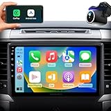 9inch Car Stereo Radio for Dodge Ram 1500 2500 3500 2013 2014 2015 2016 2017 2018 with Wireless carplay/Android auto/Touchscreen/Android12/GPS Navigation/HD Backup Camera(Fit Manual AC only)