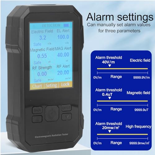 Medidor EMF Detector Electromagnético portátil miniatura 2