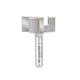 45525 Carbide Tipped 1-1/8 Dia x 1/2 CH x 1/4 Shk x 1-19/32 Long Spoilboard Surfacing & Flattening 3-Flute Router Bit