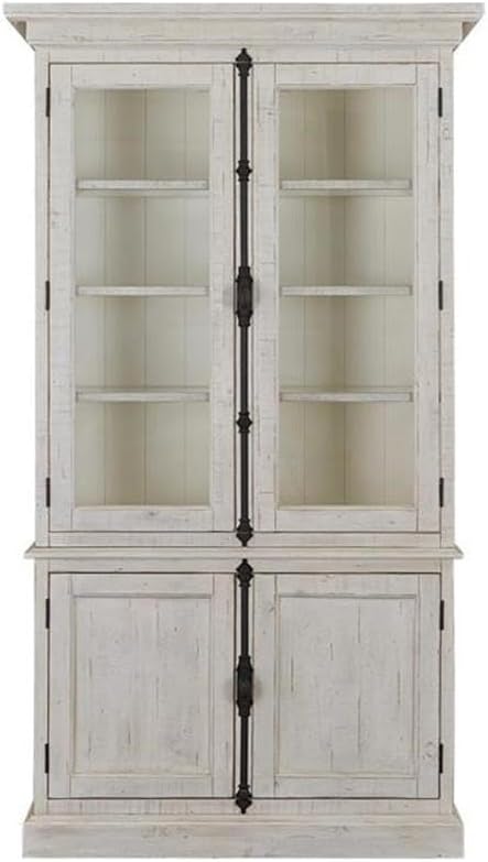 Magnussen Bronwyn Wooden China Cabinet in White