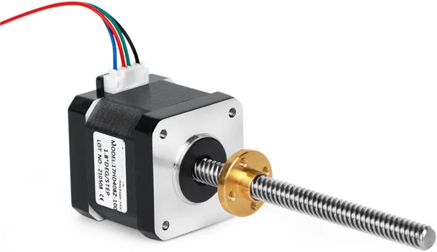17 Linear Stepper Motor with Lead Screw Tr8*8 400mm 500mm 600mm Long Lead Screw(400mm Lead Screw,T8-2 Lead Screw)