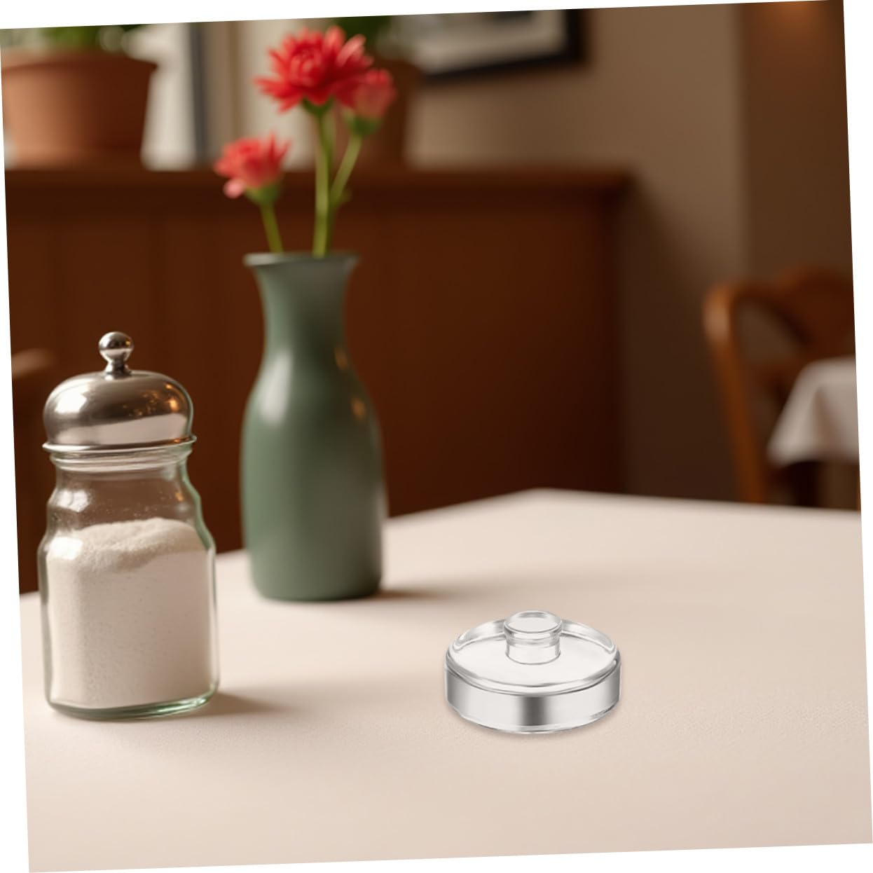 Ciieeo 5 Stück Teiliges Glas Fermentiergewichte aus Soda-limoglas mit Griff Beschwerungssteine für Weithals-gärgläser Transparent Wiederverwendbar für Sauerkraut Kimchi und Fermentation