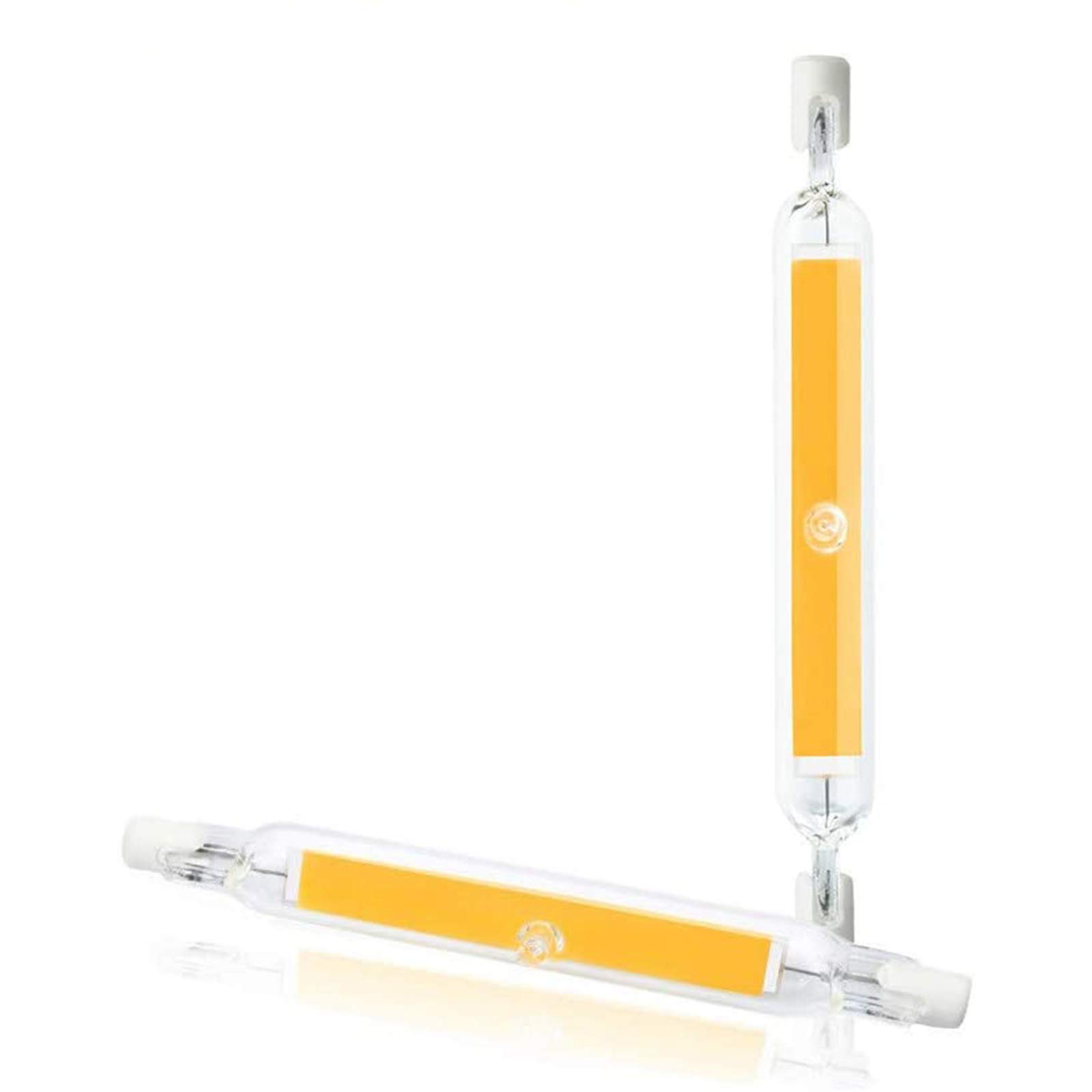 UYBAG 78mm 10W R7S LED Bulb 100W Equivalent Halogen Lamp 78mm R7S Base J Type Dimmable, LED J78 Floodlight Landscape Light, for Garden Park Garage Landscape, 2 Packs