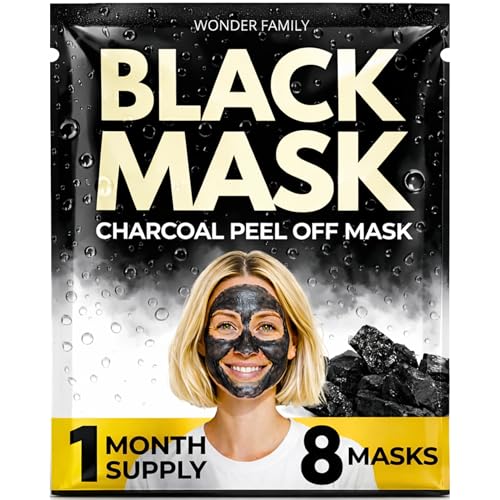 Korean Blackhead Remover Peel Off Mask &ndash; Activated Charcoal Face Mask for Women & Men &ndash; Black...