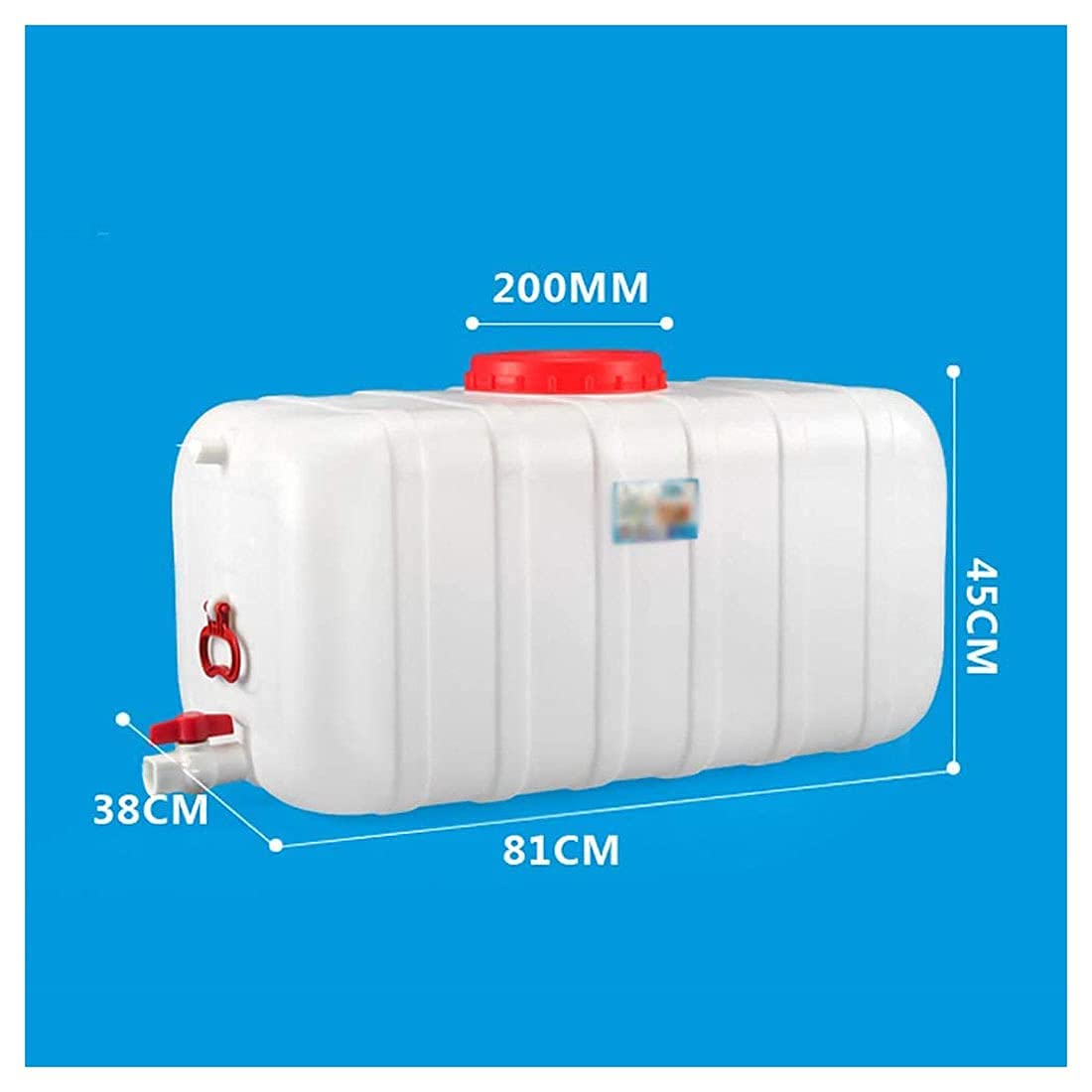 Réservoir D'eau Portable 25L à 200L - Plastique HDP Robuste - Pour Camping, Voiture, Maison