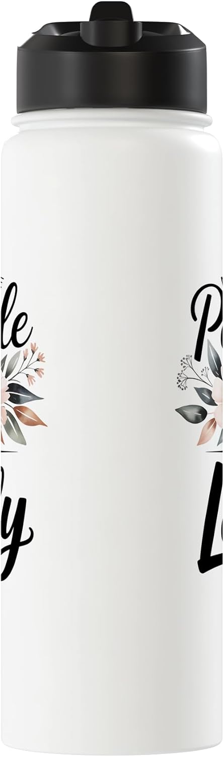 My Favorite People Call Me Lolly Floral Lolly Mothers Day Stainless Steel Insulated Water Bottle
