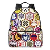 【Spezielle Designs】 Hochwertiger Reißverschluss, Stellen Sie Sicher, Dass Die Langzeitnutzung Nicht Beschädigt Wird. Gepolsterter Schultergurt Kann Den Druck Der Schulter Entlasten, Gleichzeitig Ist Auf Eine Gute Gasdurchlässigkeit Der Schulternzuachten,Schultergurte Schützen Ihre Sicherheit Bei Nacht，Zwei Praktische Seitentaschen Für Regenschirm Und Wasserflasche.