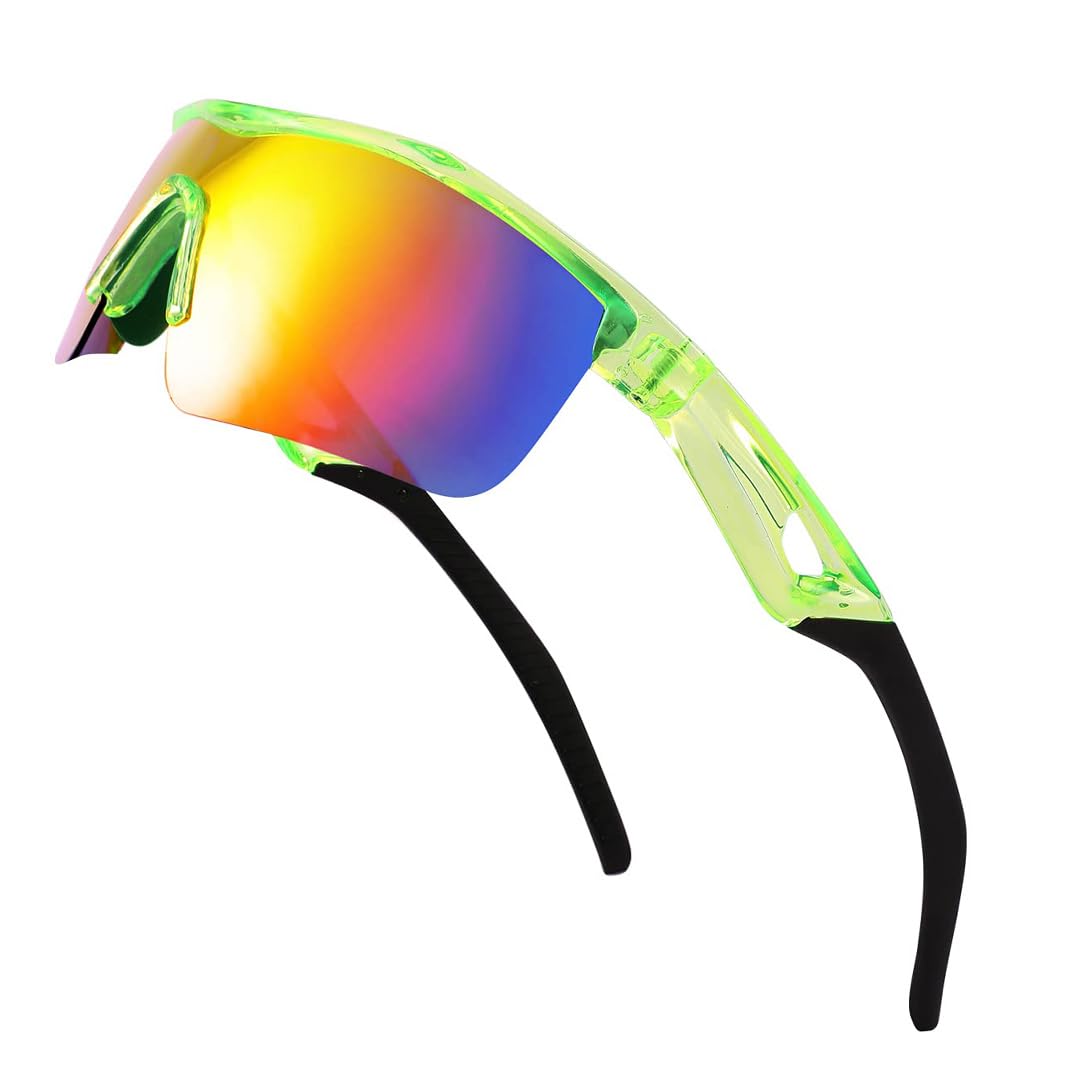 FEISEDY Niños Adolescentes Deportes Gafas de sol polarizadas TR90 Marco Niños Niñas Gafas de Sol de Ciclismo B2454