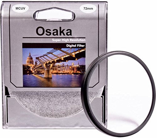 Image of Osaka 72mm Multi Coated UV Filter MCUV 4 Layer Coating Compatible with All Lenses Having 72 mm Filter Thread Including Canon ef 85mm f /1.2l ii USM,Canon ef 28-135mm f /3.5-5.6