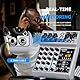 BOMGE Audio Mixer, Sound Board Mischkonsole mit 5 Kanal Digital USB Bluetooth Echo Delay Effekt, 48V Phantomspeisung Stereo DJ Mixer für Aufnahme, Live Streaming, Podcasting