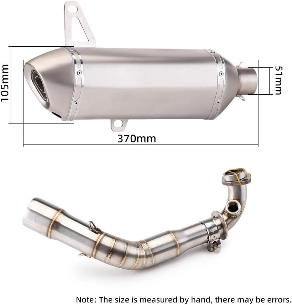 に適合する GTS 250 GTS300 2007-2020 用オートバイフルシステムエキゾーストマフラーパイプ オートバイの排気管