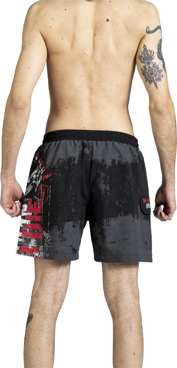 Rock Rebel by EMP Uomo Bermuda Free Spirit Badeshorts Multicolore