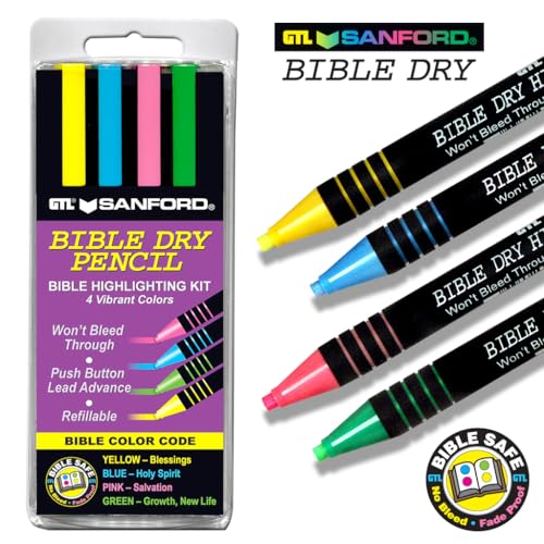 Kit de surlignage pour Bible idée cadeau communion et baptême