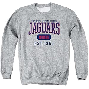 LOGOVISION University of South Alabama Official Est. Date Unisex Adult Crewneck Sweatshirt,Athletic Heather, Large