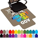 Personalized Office Desk Chair Mat with Lip, Custom Multicolor Office Chair Mats, Add Your Text Imag