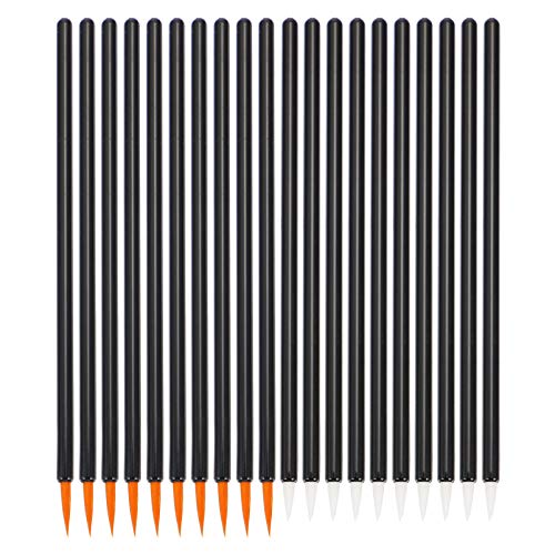 minkissy 3sets Disposible Eye Makeup Eye Stick Eyeliner Brush Applicator Fiber Tip Easy to Use Store Ideal for Outline 100pcs*3