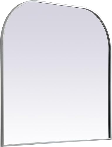 Miniatura 3 de Elegant Decor Blaire - Espejo moderno de madera de fibropanel de densidad media (40 x 38 pulgadas), color negro