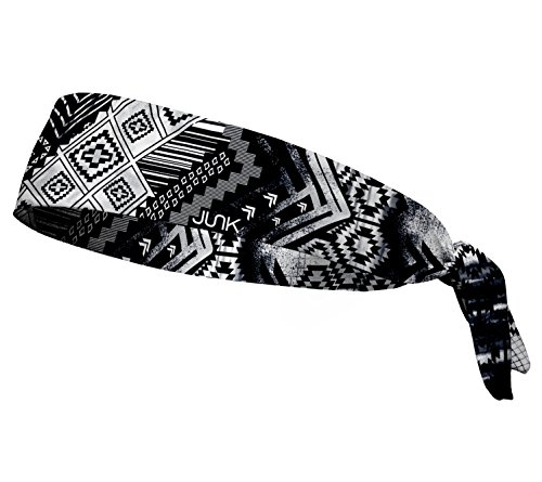 JUNK Brands Apache Noir Flex Tie Headband, Regular Width