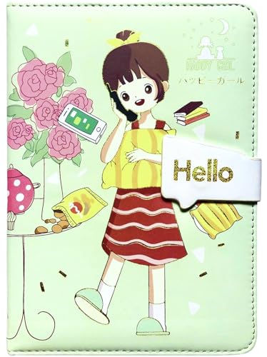 Joli carnet de notes et journal intime kawaii fille de 256 pages brodées