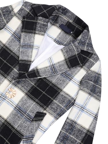Image of CHKOKKO Girl's Wool Blend Stylish Standard Length Winter Wear Button Coat For Kids