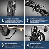 Elektro Scooter mit Straßenzulassung ABE E-Scooter Elektroroller eKFV Zulassung Faltbar Roller EScooter - schwarz (Schwarz - 20,0Ah) #5