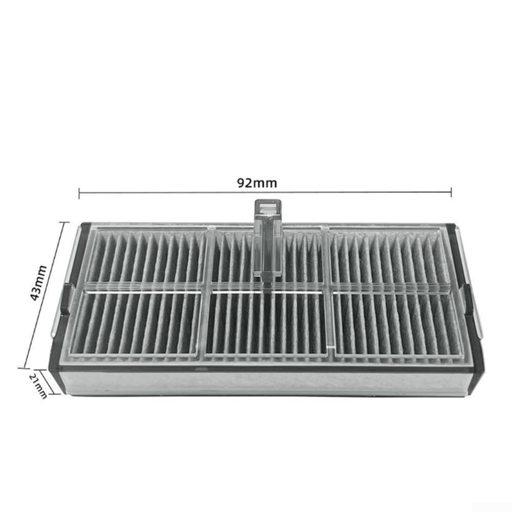 Lot de 4 filtres HEPA de rechange pour aspirateur MOVA E40 ULTRA - 99,5 % - Matériau plastique