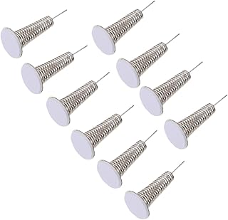 FAVOMOTO 12 Pçs Acessórios DIY Acessórios Para Carros Decorações Para Carro Carinify Brinquedo DIY Base De Mola Substituição De Porta De Combustível Bobbleheads Painel De Ferro Dança Base