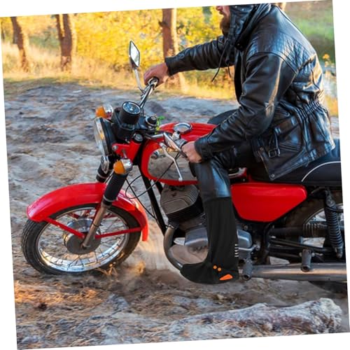 BESPORTBLE Par de Cubiertas Reutilizables para Botas, Cubiertas de Zapatos Aisladas para lluvia, para Motociclismo, Ciclismo y Actividades al Aire Libre miniatura 5