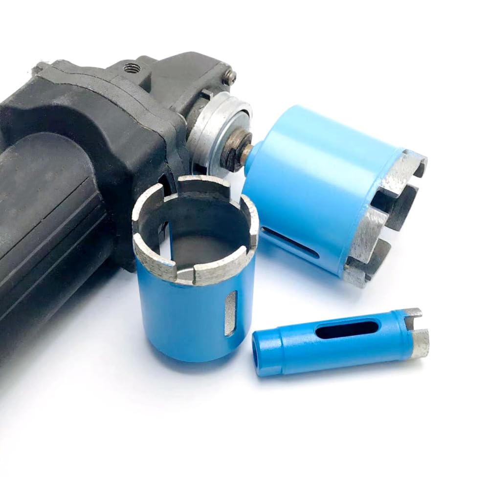 Seghetto per piastrelle, 1 pz M10 smerigliatrice angolare 6-75 mm punta da trapano diamantata blu sega carotatrice apri fori 8(18mm)