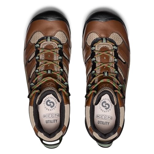 Image of KEEN Utility Men's Lansing Mid Height Steel Toe Waterproof Work Boots