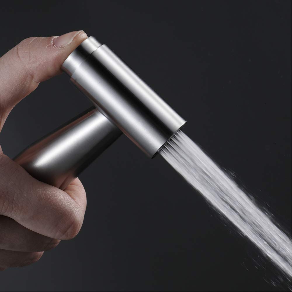 Stoffwindelsprüher aus Edelstahl for die Toilette, tragbares Sprüh-Toilettenset for die persönliche Hygiene