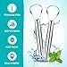 EZ COZY 2 Pack Tongue Scraper for Adults, Reduce Bad Breath, Tongue Cleaner with Travel Case, Stainless Steel Tongue Scrapers, Tongue Brush, Tongue Scrubber for Oral Care & Hygiene