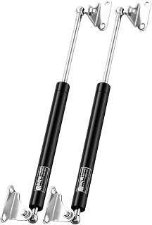 17 Inch 150Lbs 668N Gas Struts for Heavy Lid RV Bed Trailer Door Tool Box Floor Hatch Camper Underbed Storage Truck Tonneau Cover, 17" DIY Gas Lift Shocks Kit with L Mount Brackets, 2 Pcs by IAQWE