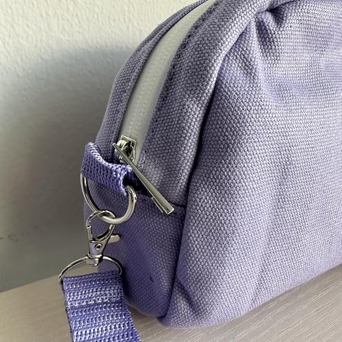 Brando Moon Smell Proof Makeup Bag with Moon - Carbon Neutralizing Fabric - Air Tight Zippers (Purple)3