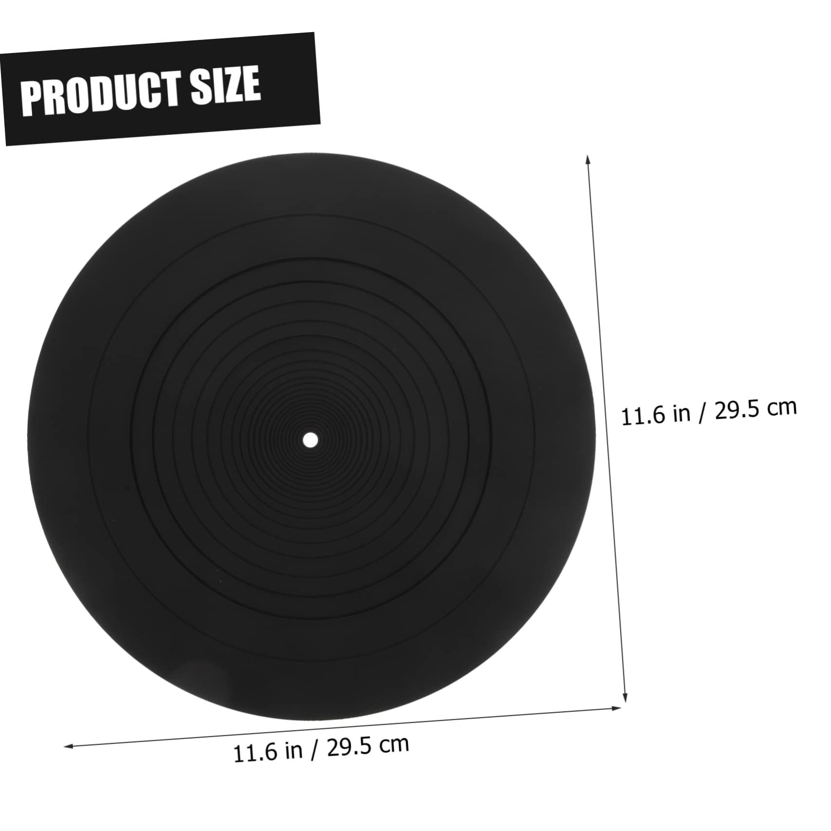 OFFSCH Turntable Mat Vinyl Record Platter Slipmat Protective Pad Home Turntable Accessory Enhanced Sound Quality