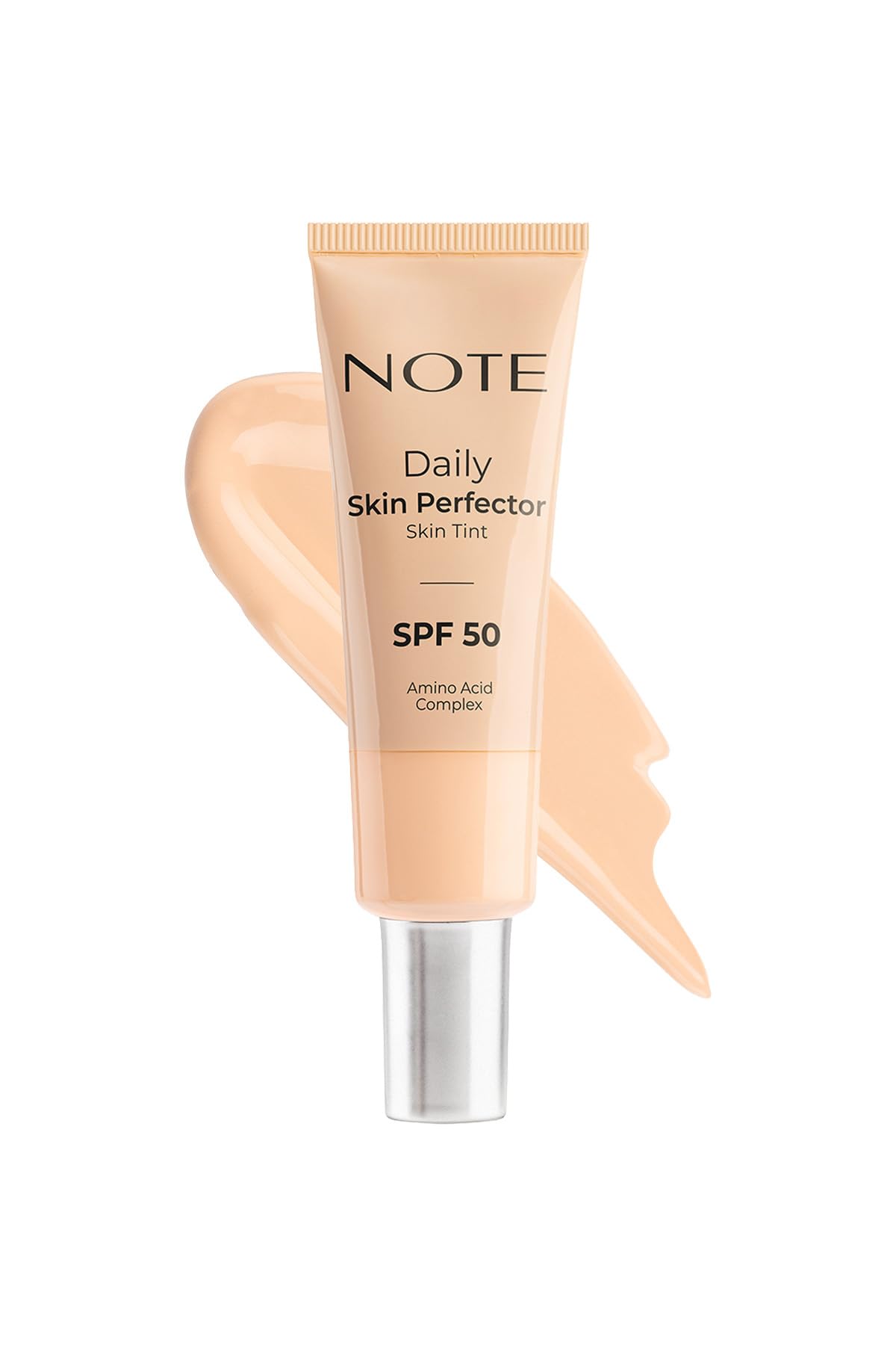 Note Cosmetics Daily Skin Perfector Skin Tint 100 SPF 50 Ton Eşitleyici Doğal Bitişli Renkli Nemlendirici
