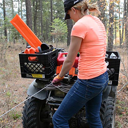 RUGCEL WINCH 12V DC ATV Winch Wireless Remote with Wire Rope: 3/16" Diameter x 50' Length Waterproof Electric Winch Outdoor- 4000 lb. Load Capacity - Thumbnail 2
