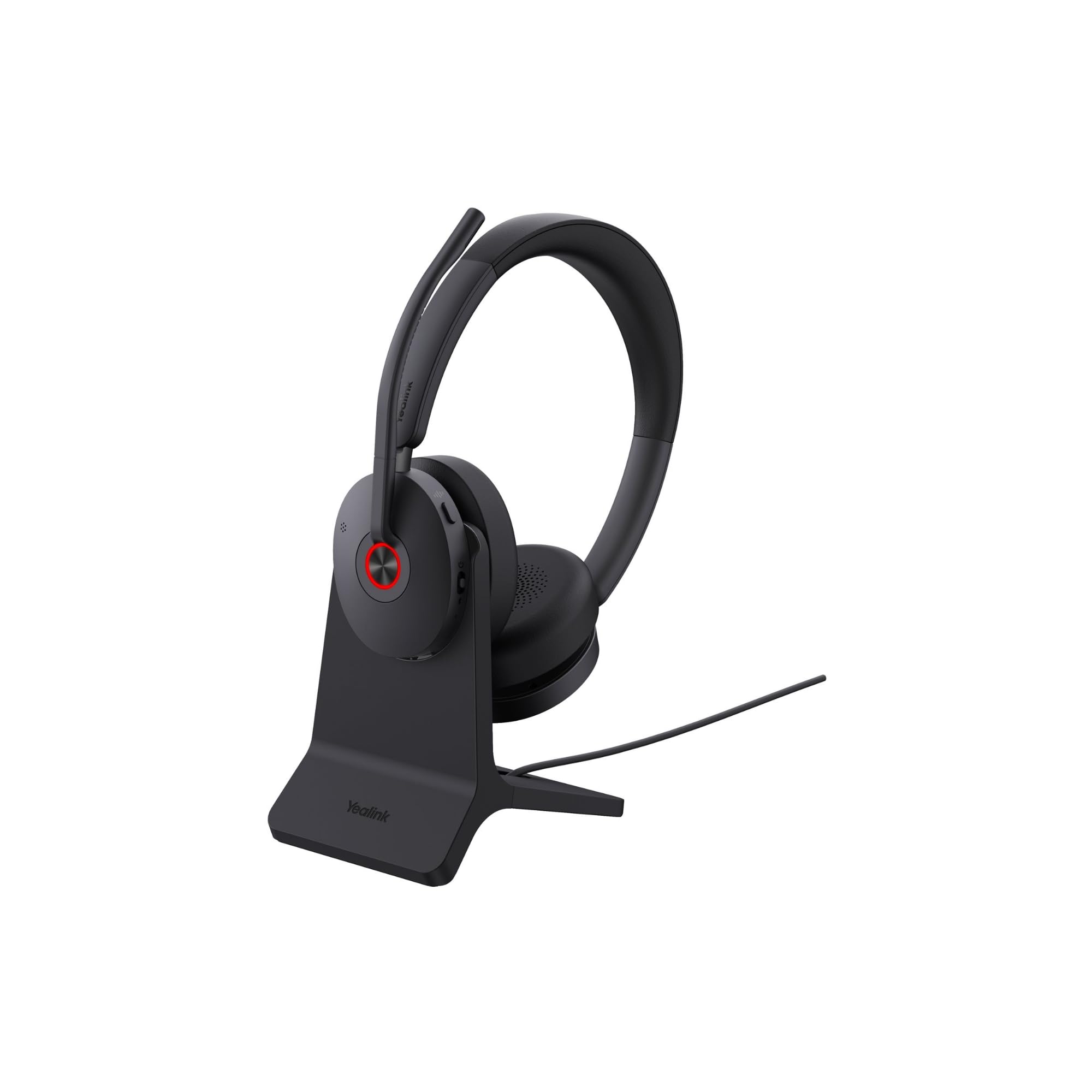 Yealink BH 74 UC - Cuffie con supporto di ricarica, Bluetooth, Hybrid ANC, 32 ore di conversazione, USB-C/A
