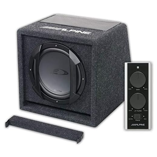1 aktiv högtalare kompatibel med ALPINE SWE-815 med 8" subwoofer 20,00 cm 200 mm diameter 100 watt rms 300 watt max 2+2 ohm bassreflex bil, 1 st