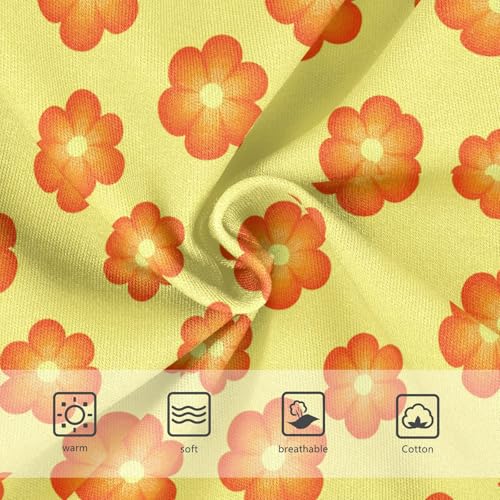 Flowers Floral Yellow Toddler Girls's Underwear 2T 23028943