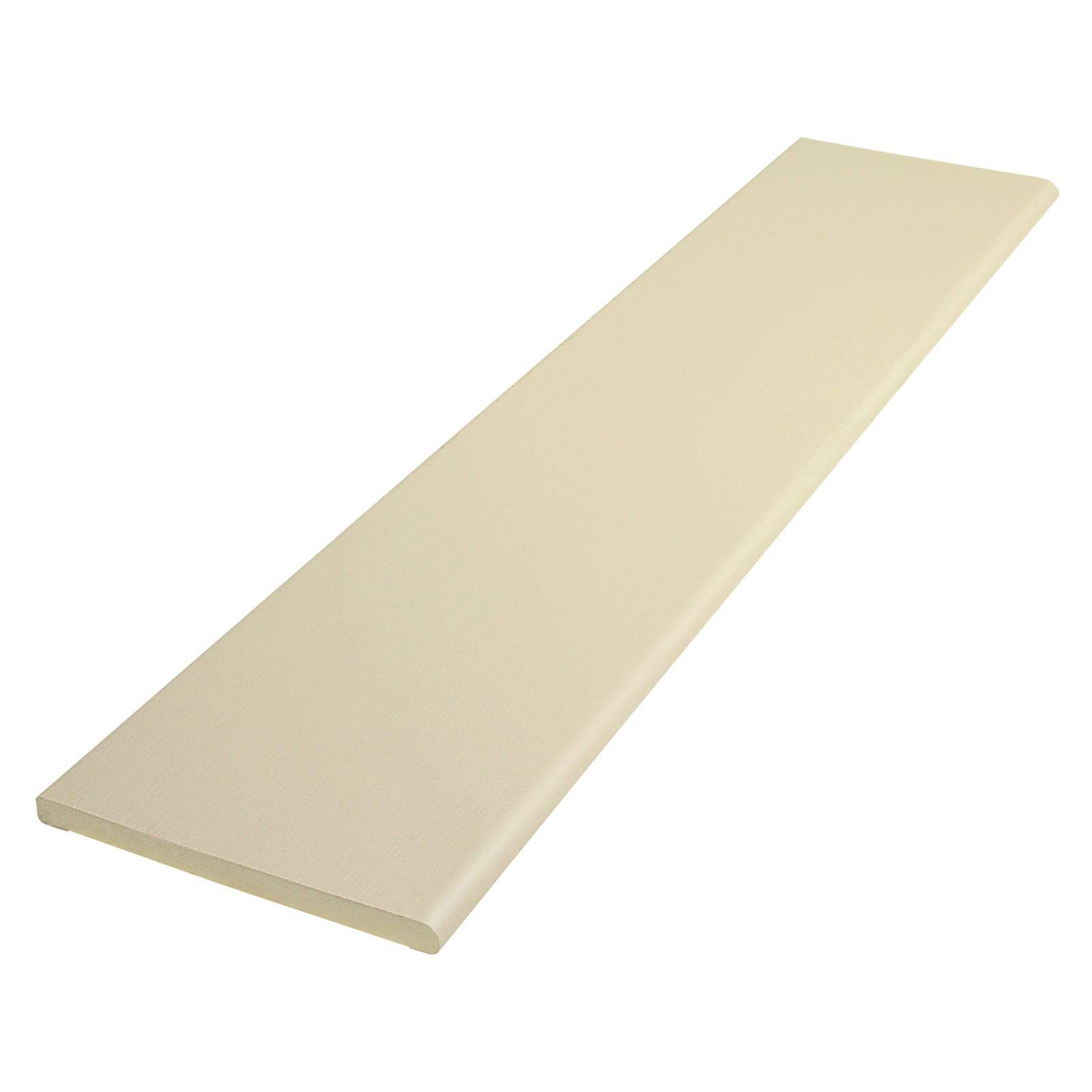 Pencil Round Architrave uPVC Plastic Finishing Trim Moulding (2.5m) - 95mm, Cream