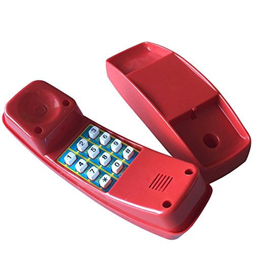 Loggyland Kindertelefon für Spielturm Spielhaus (rot)