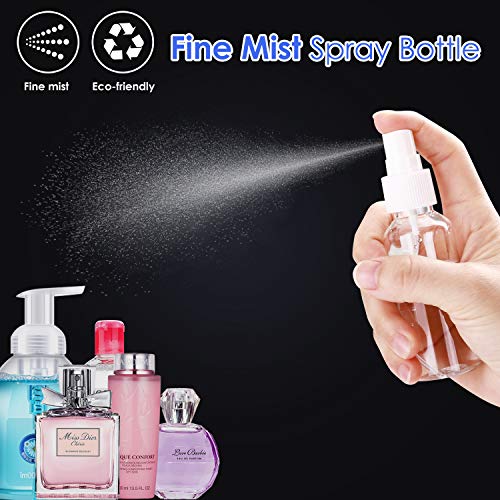 E-accexpert 24 Pcs Spray Bottles 2oz / 55ml Clear Empty Mini Mister Spray Bottles Refillable Container Pocket Size… - Image 5