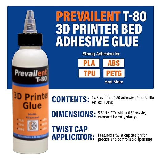 Miniatura 2 de Adhesivo para cama de impresora 3D para PLA, PETG, ABS, TPU y más, pegamento para cama para múltiples placas de construcción, reduce el